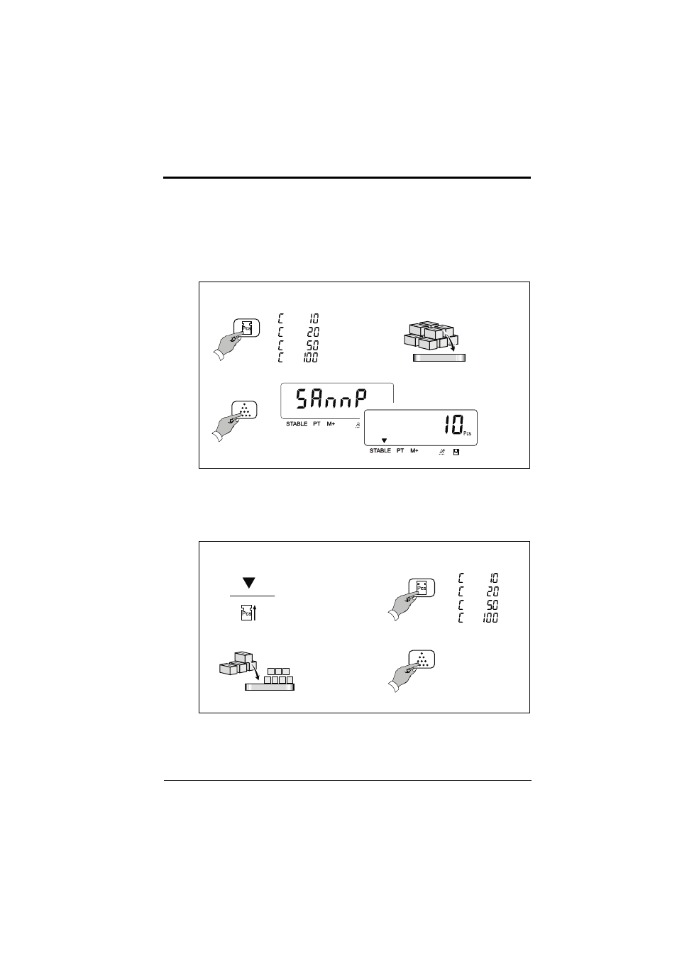 Heading2 - 3.6 sampling, Sampling, 6 sampling | Salter Brecknell S122 User Manual | Page 17 / 63