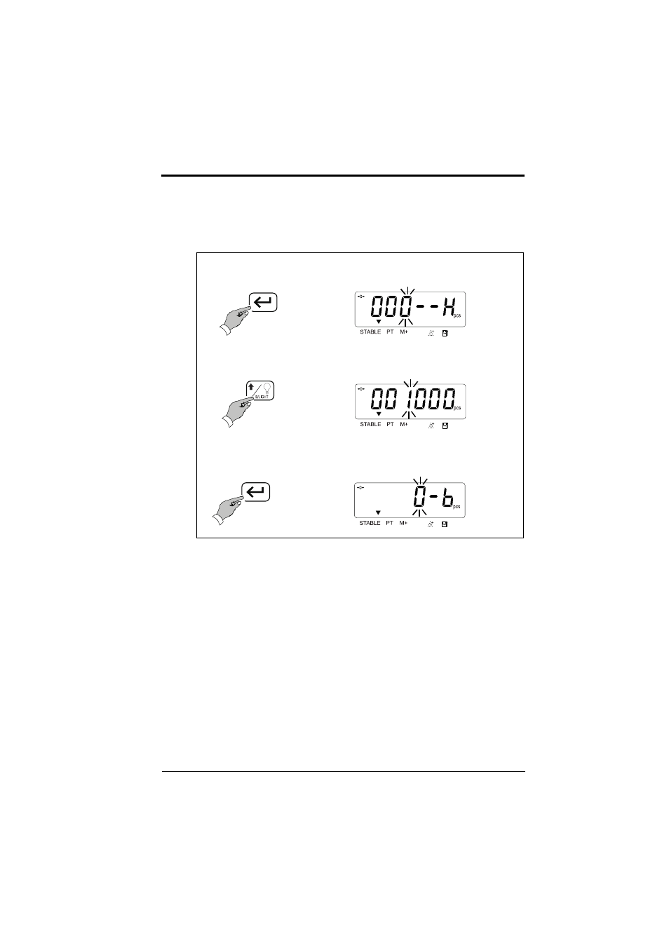 Heading3 - 3.11.3 to set the higher limit, 3 to set the higher limit | Salter Brecknell S122 User Manual | Page 23 / 63