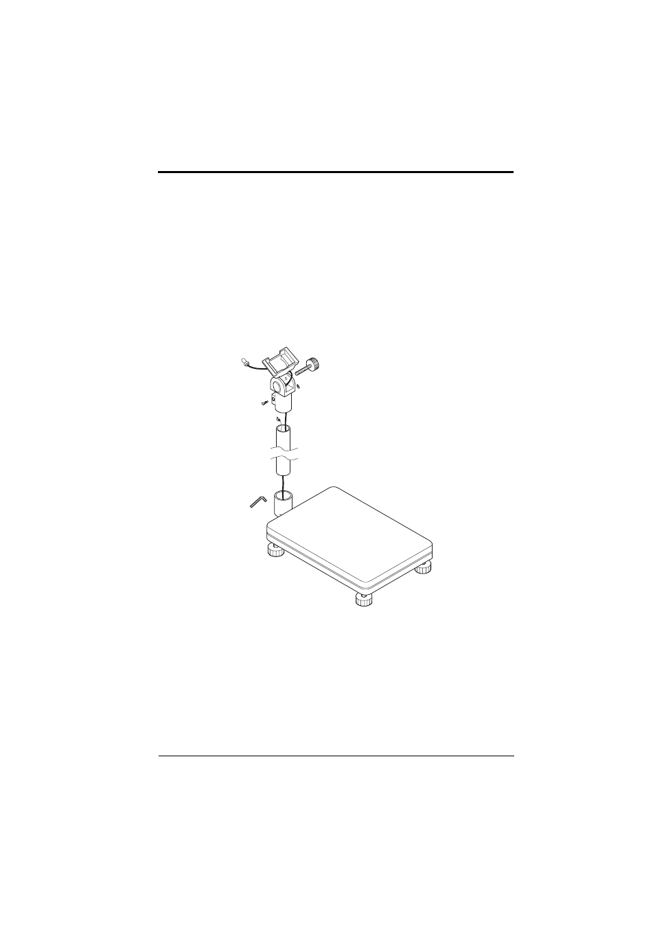 Heading1 - 4 installation/maintenance, Heading2 - 4.1 connecting the column, Installation/maintenance | Connecting the column, 4installation/maintenance, 1 connecting the column | Salter Brecknell S122 User Manual | Page 28 / 63