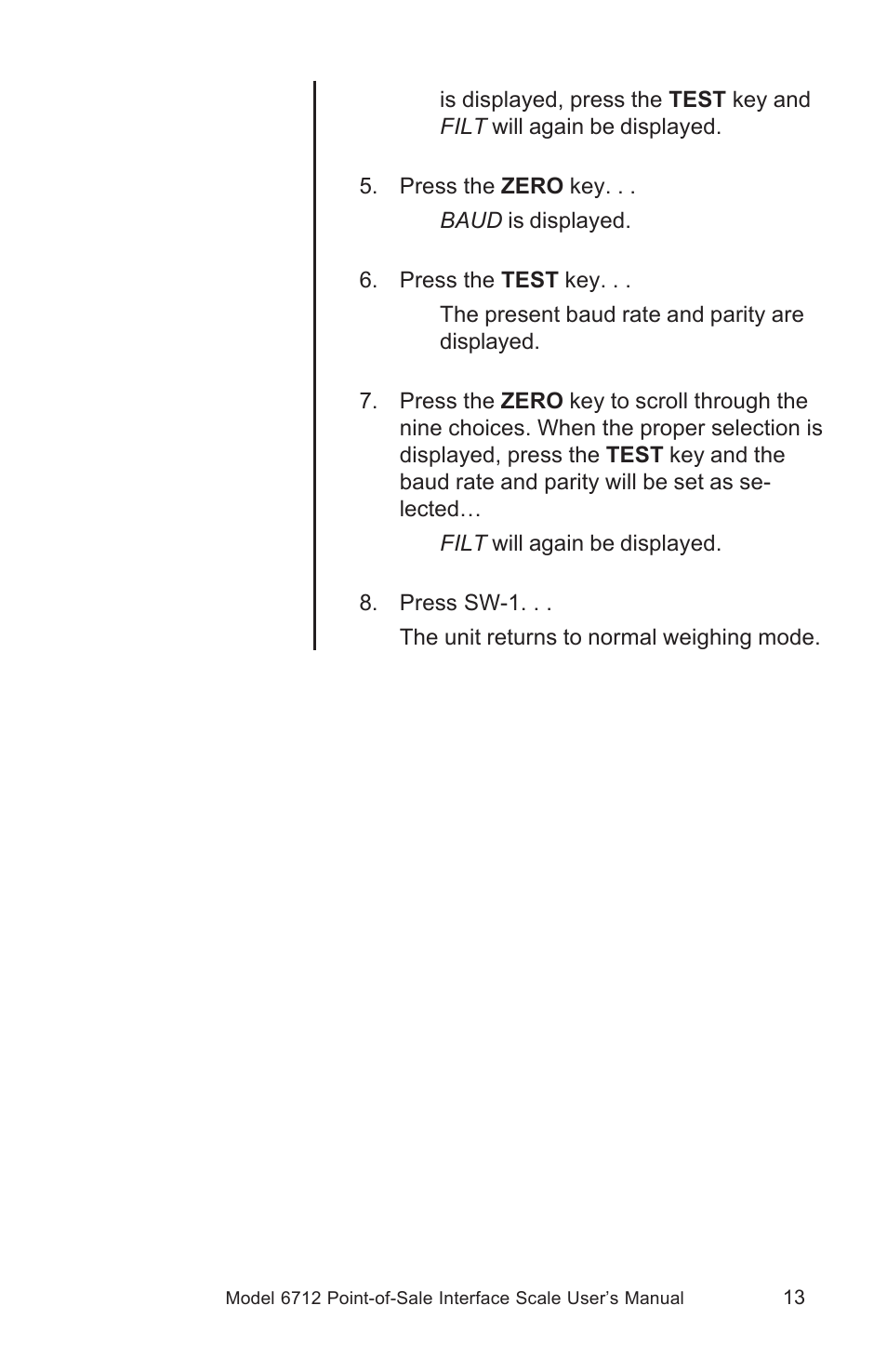 Salter Brecknell 6712 User Manual | Page 13 / 24