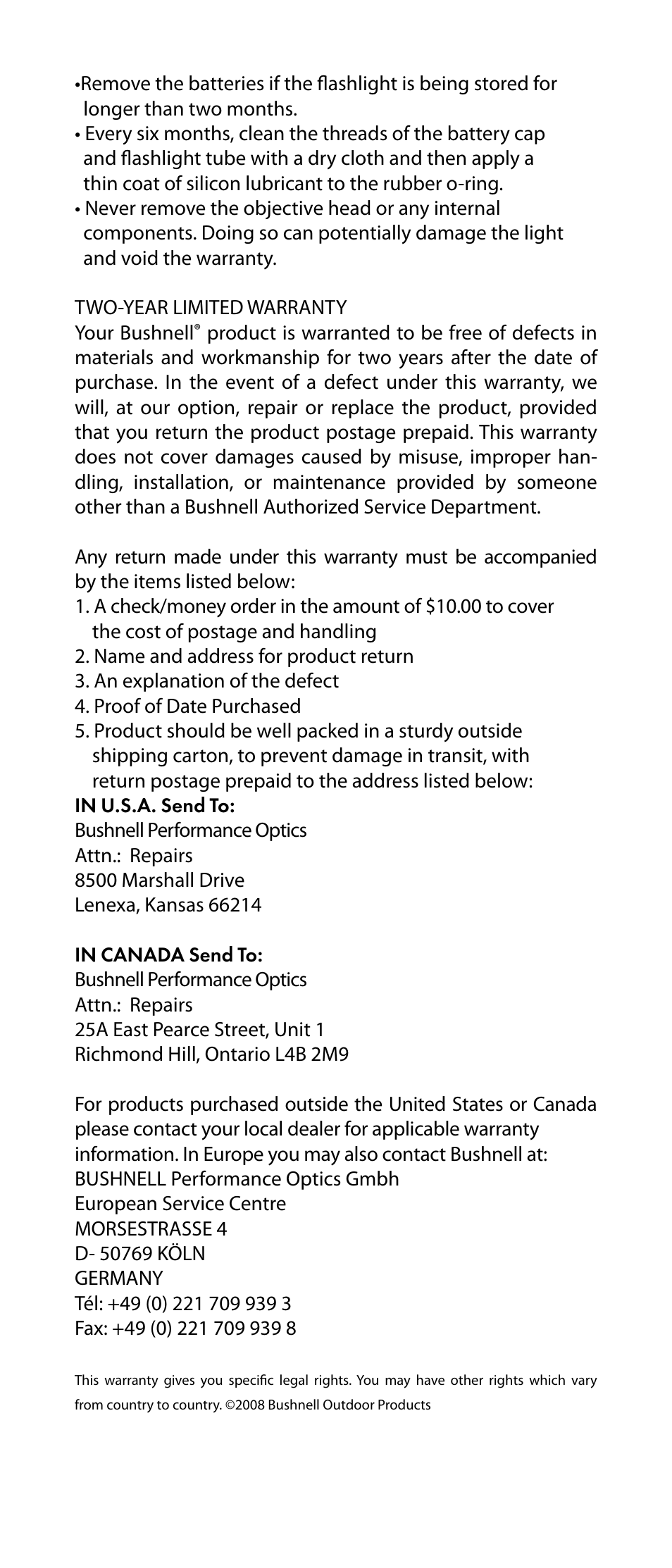 Bushnell 98-1247/02-09 User Manual | Page 3 / 14