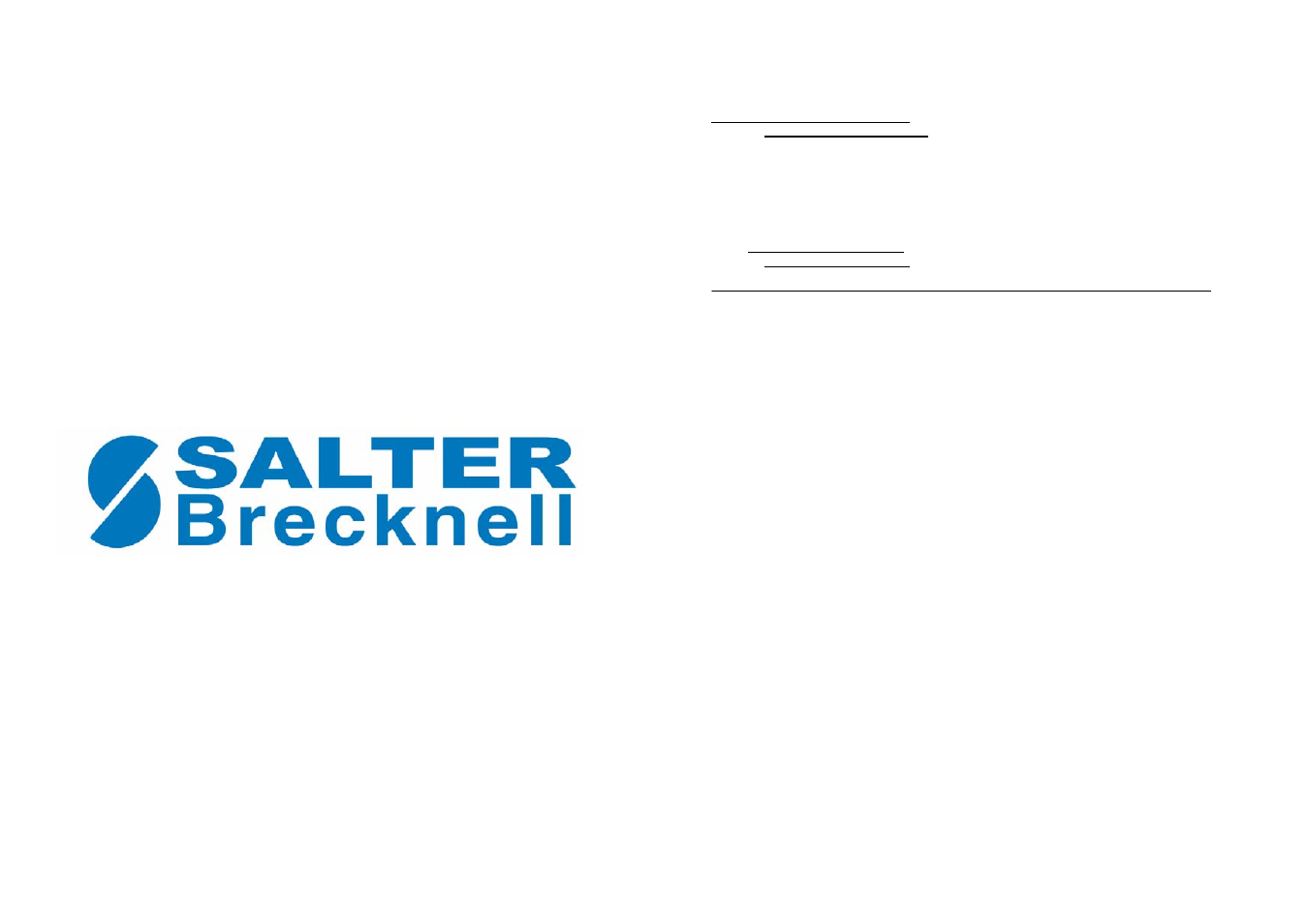 Salter Brecknell PS500 User Manual | Page 19 / 19