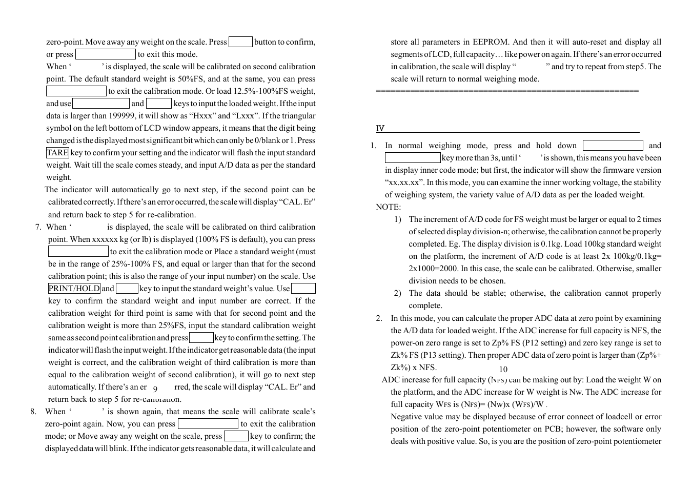 Salter Brecknell PS500 User Manual | Page 7 / 19