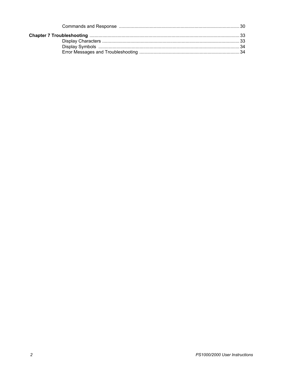 Salter Brecknell PS2000 User Manual | Page 4 / 38