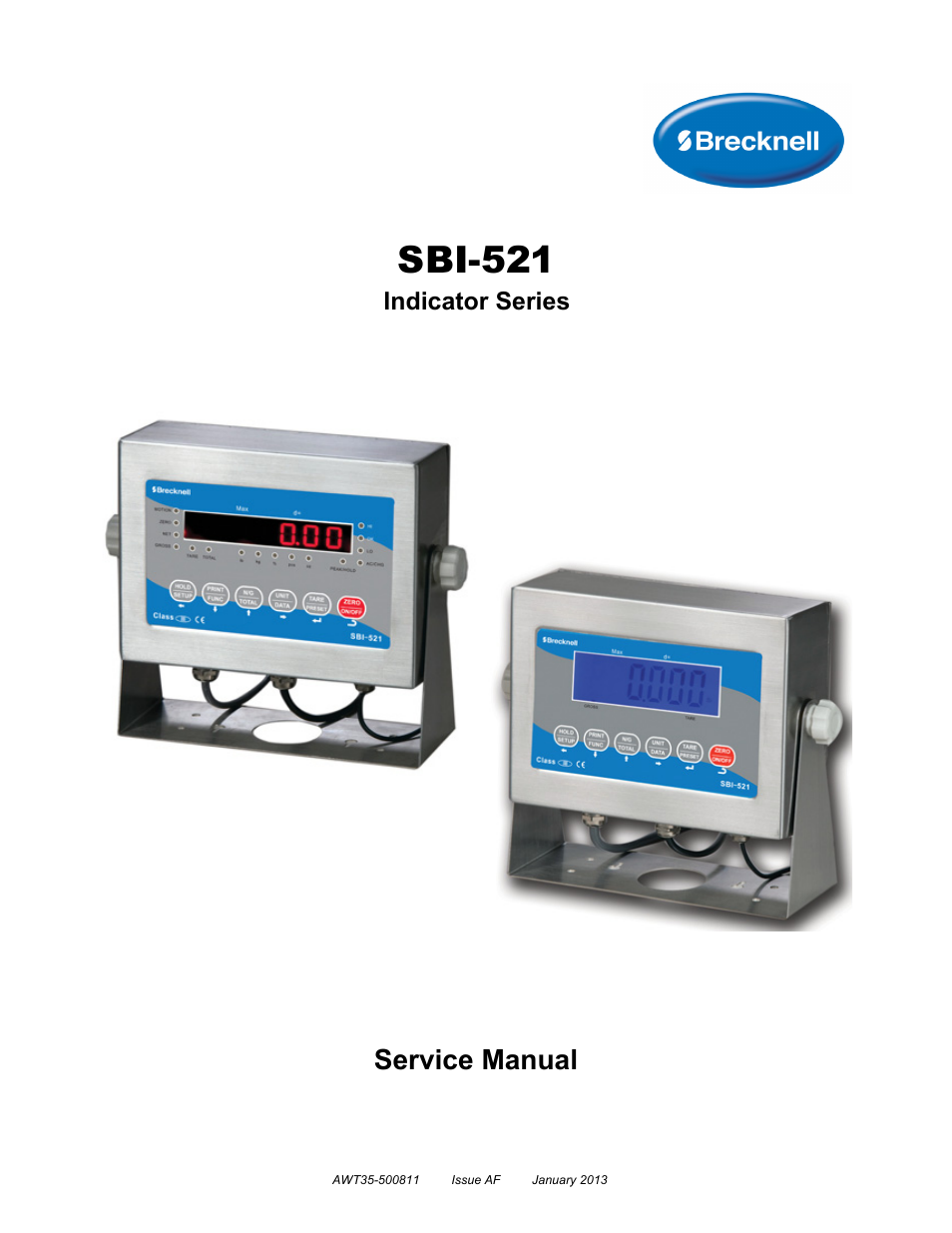 Salter Brecknell WB-521 Series User Manual | 82 pages