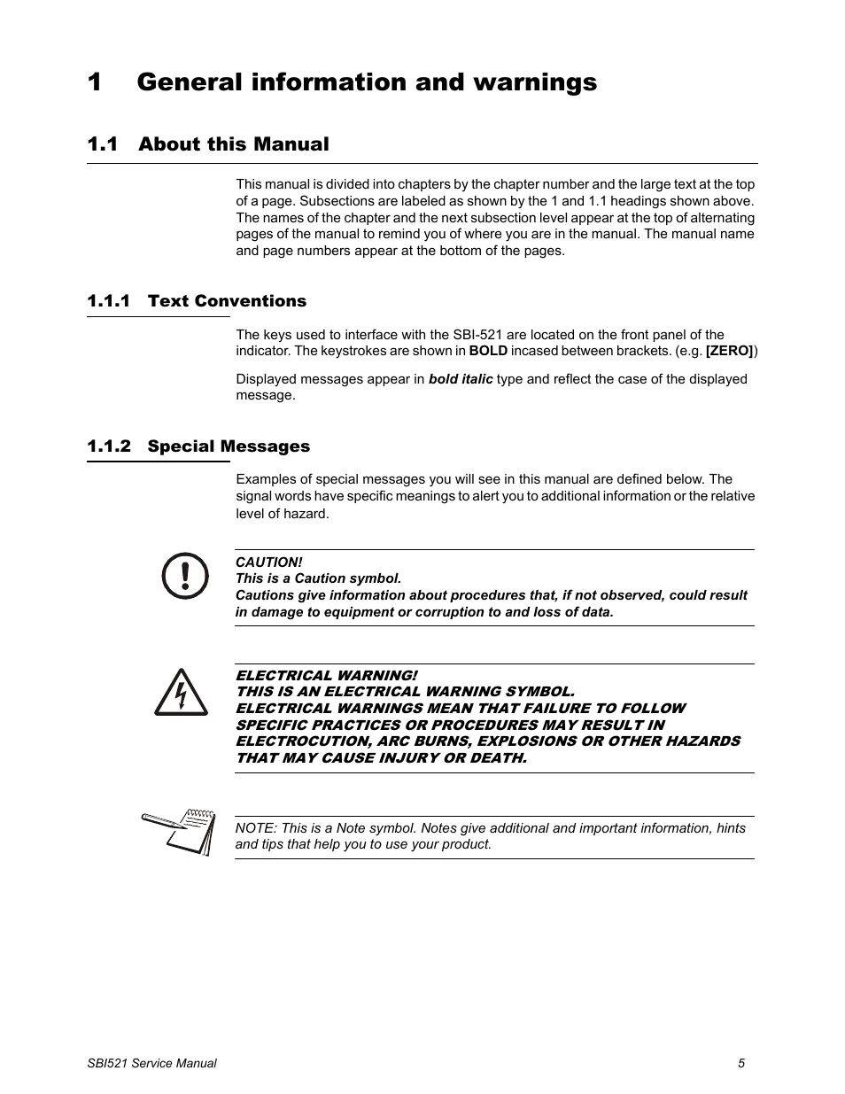 Salter Brecknell WB-521 Series User Manual | Page 7 / 82