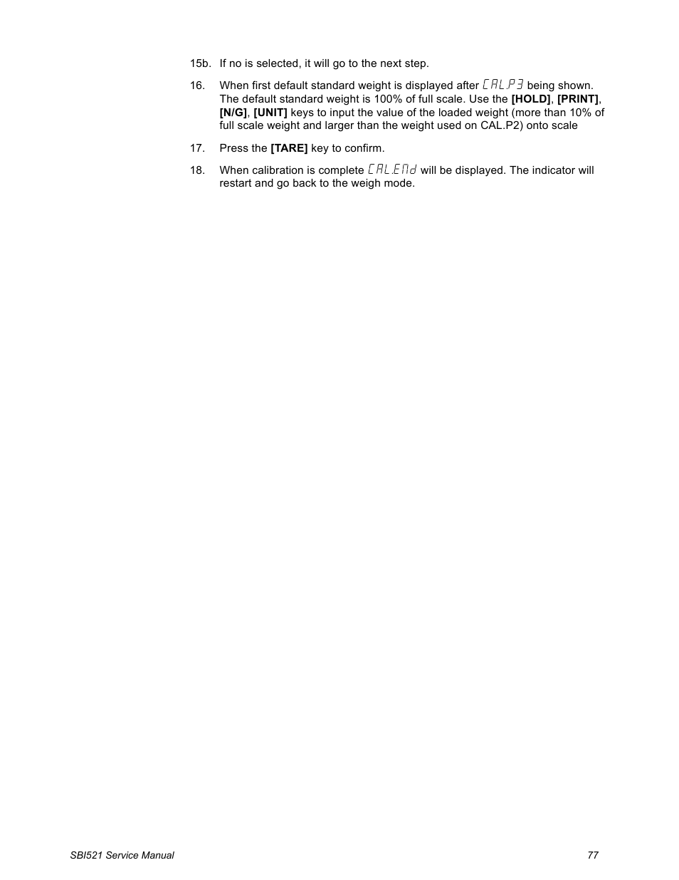Salter Brecknell WB-521 Series User Manual | Page 79 / 82