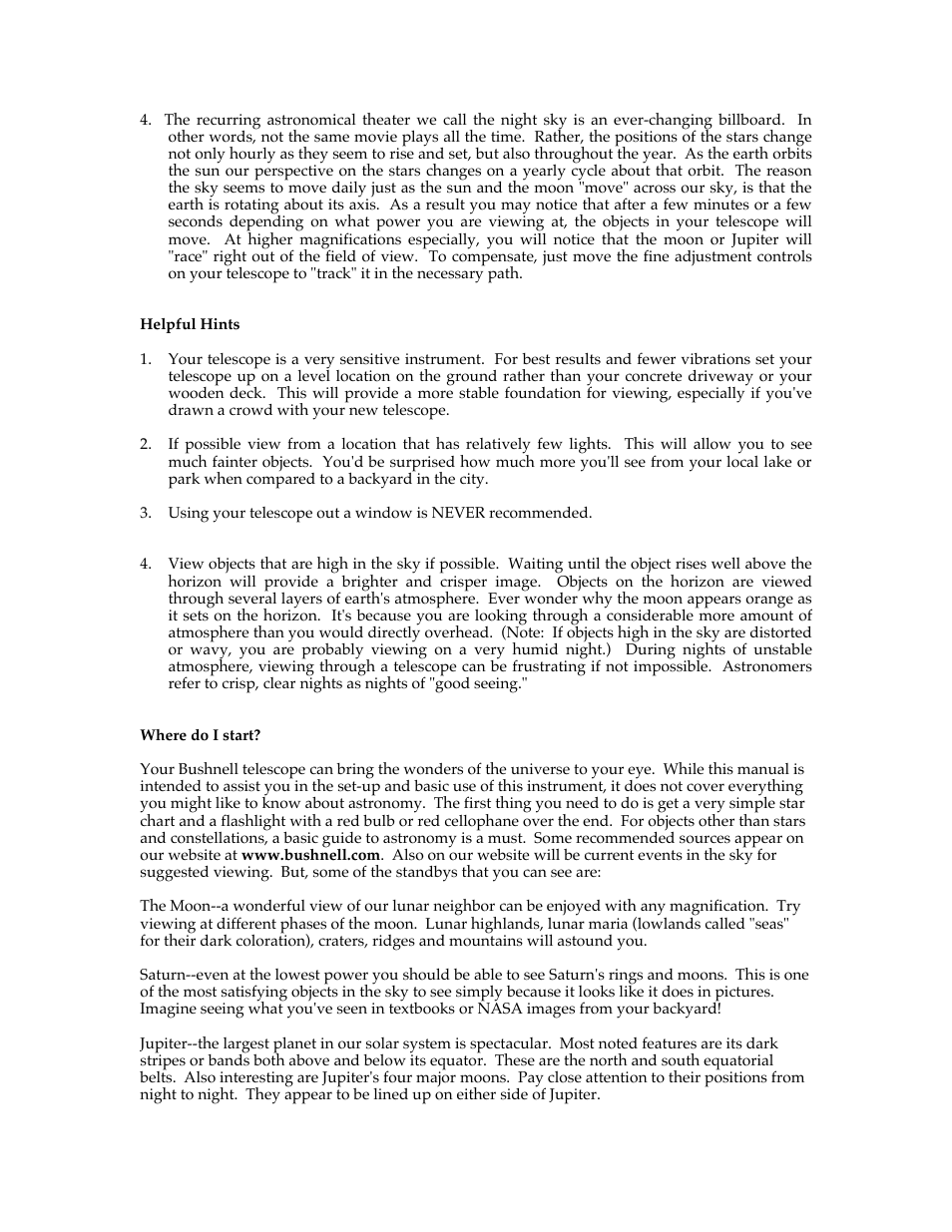 Bushnell 78-6000 User Manual | Page 6 / 9