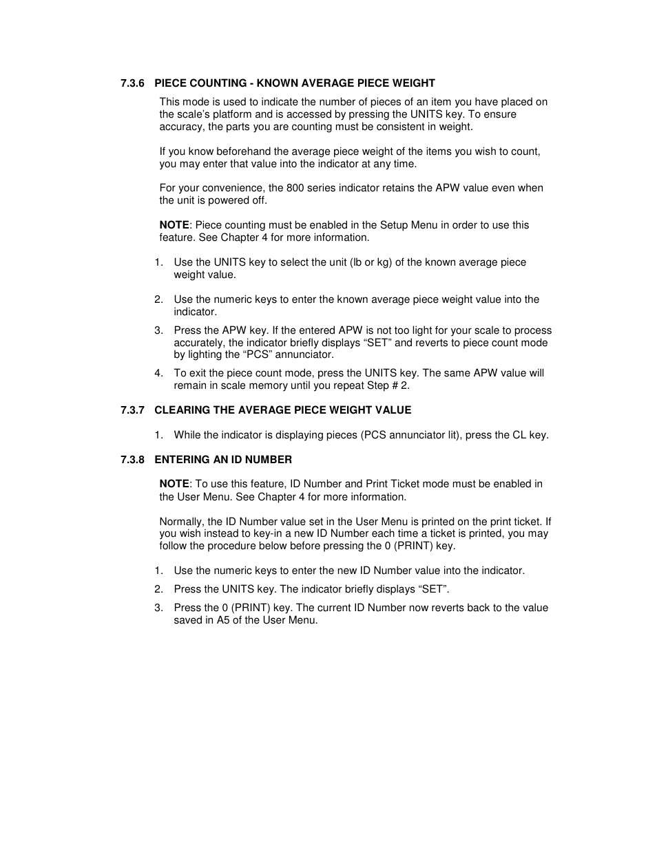 Salter Brecknell 800 Series User Manual | Page 35 / 44