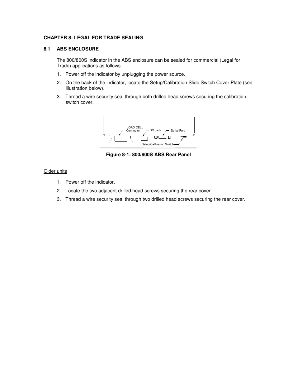 Salter Brecknell 800 Series User Manual | Page 36 / 44