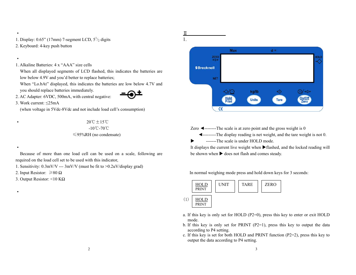 Salter Brecknell HS-300 User Manual | Page 4 / 18