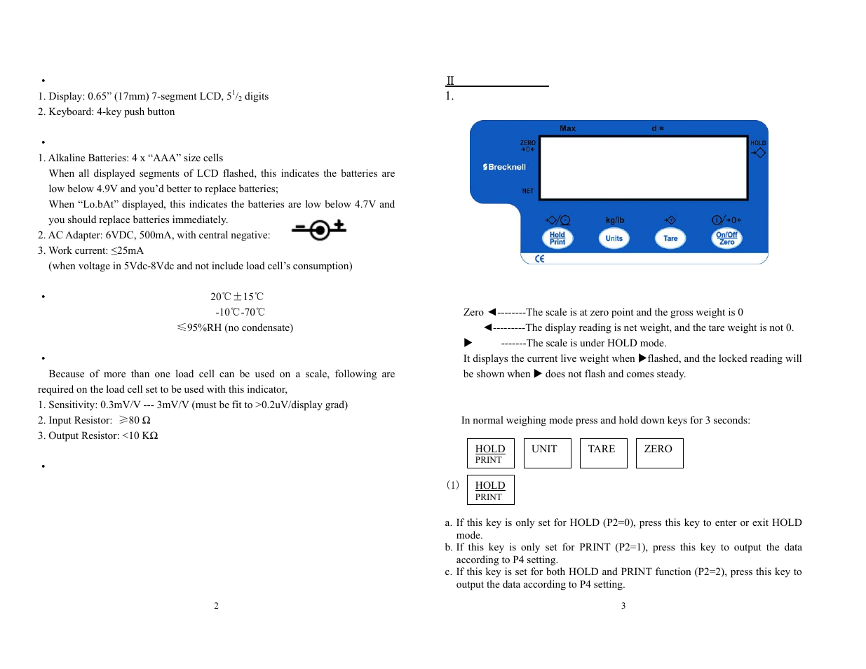 Salter Brecknell MS140-300 User Manual | Page 4 / 18