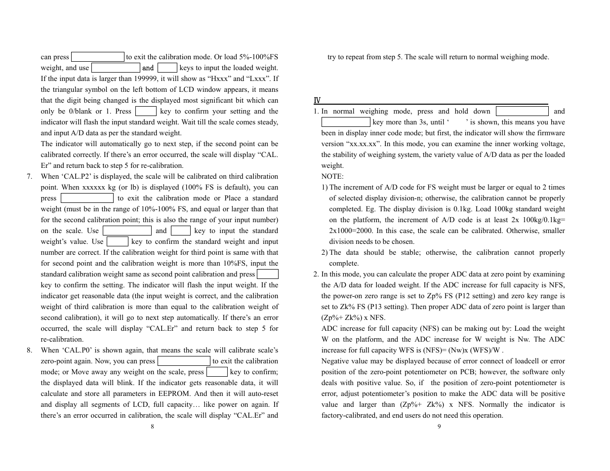 Salter Brecknell MS140-300 User Manual | Page 7 / 18