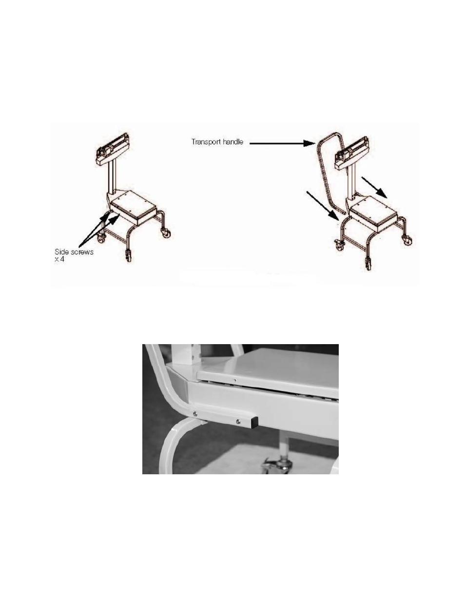 Installing transport handle | Salter Brecknell CS-200M User Manual | Page 4 / 8