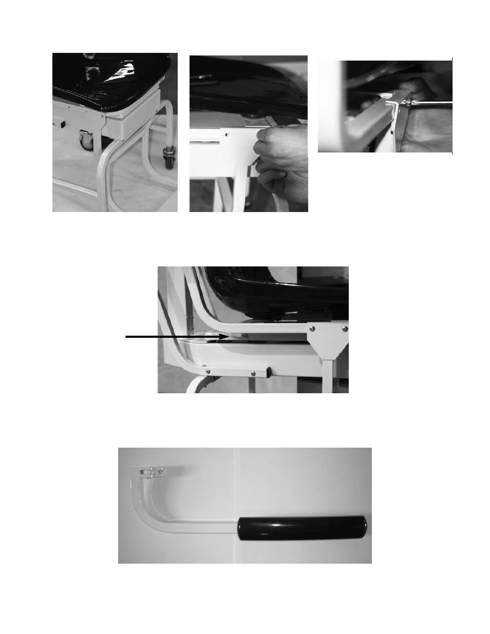 Arm rest installation | Salter Brecknell CS-200M User Manual | Page 6 / 8