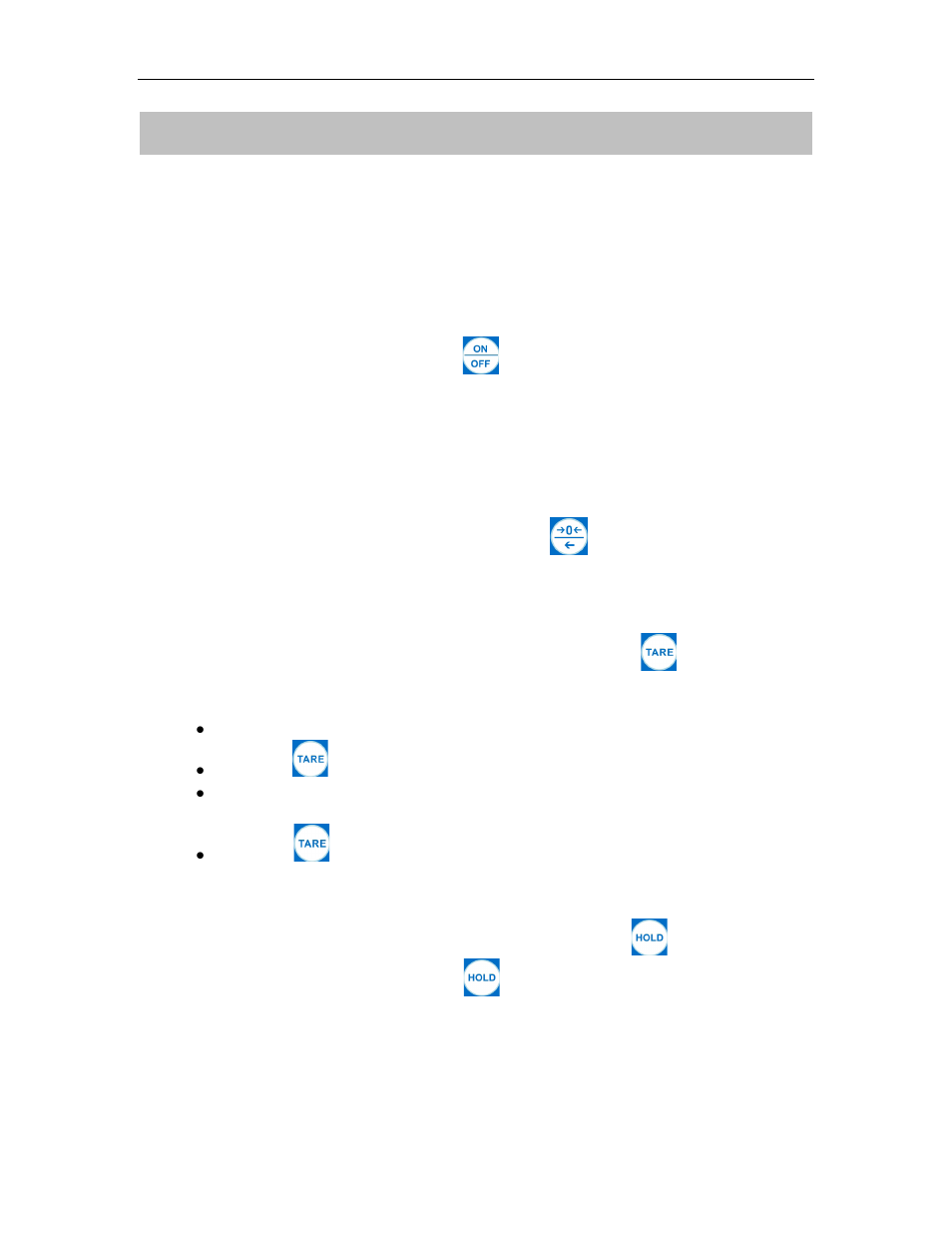Operation, 1 power on/off, 2 zero | 3 tare, 4 hold function | Salter Brecknell CS-250 User Manual | Page 11 / 24