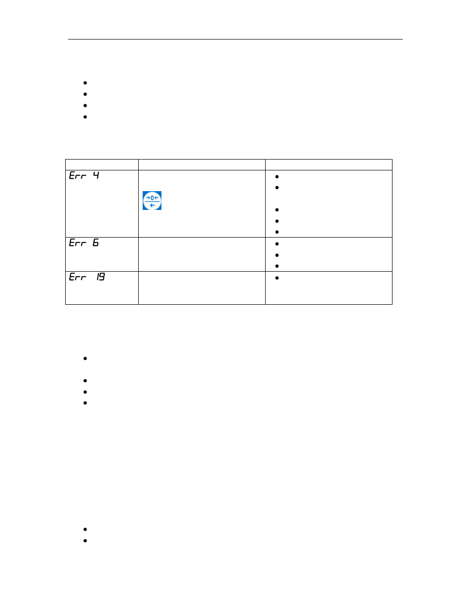 Error codes, Determine the problem, Testing load cell | Physical test | Salter Brecknell CS-250 User Manual | Page 20 / 24