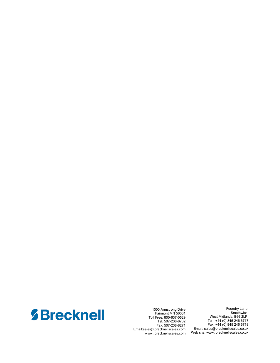 Salter Brecknell MS1000 User Manual | Page 16 / 16