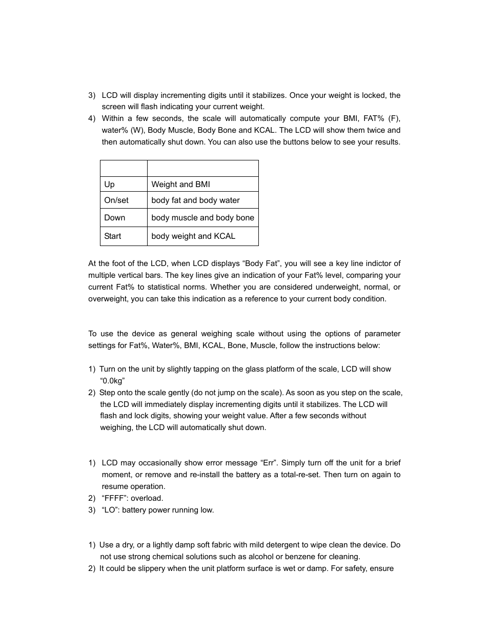 Salter Brecknell BFS-150 User Manual | Page 6 / 11