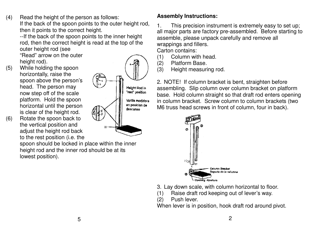 Salter Brecknell RGT160 User Manual | Page 3 / 8