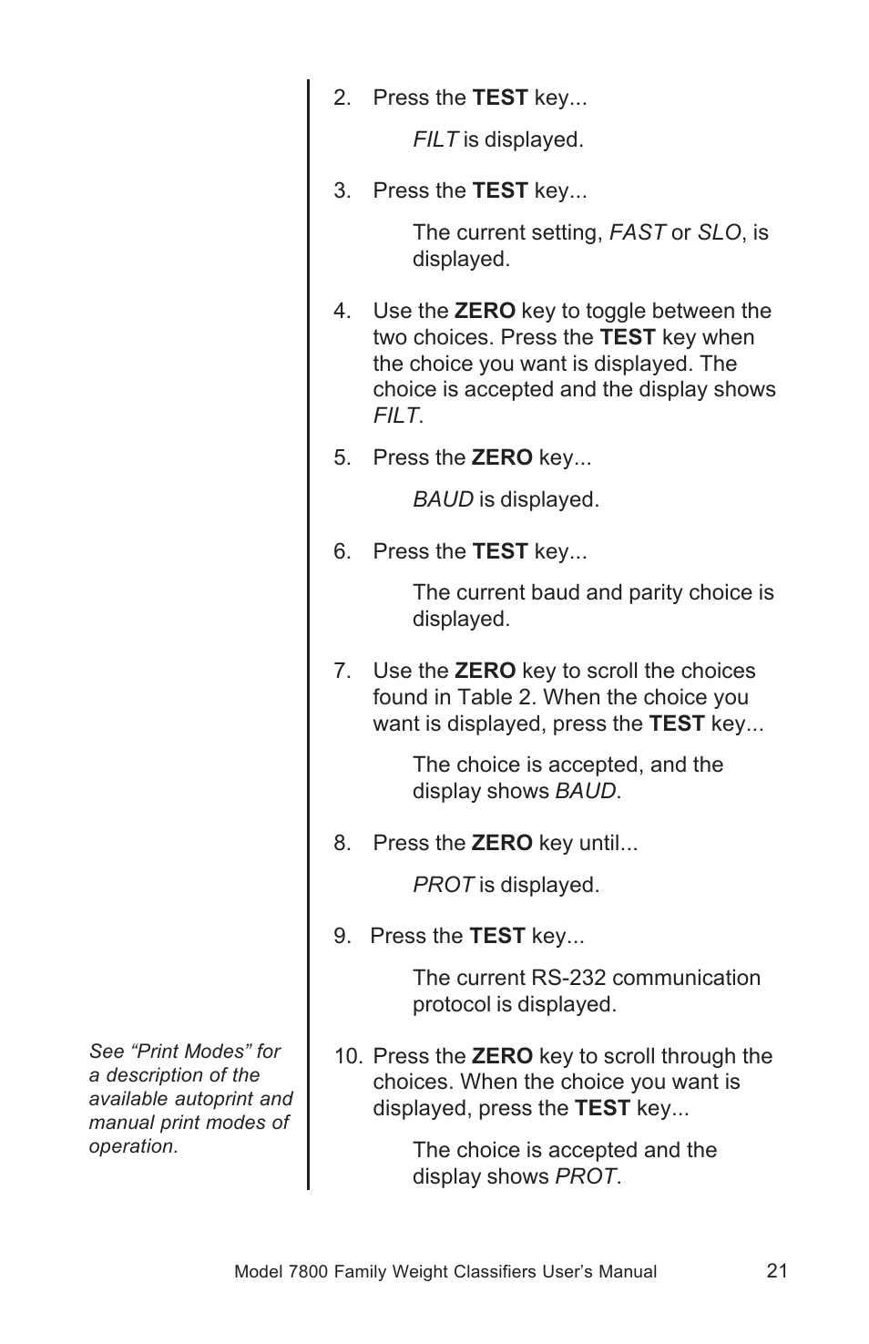 Salter Brecknell 7840 User Manual | Page 21 / 40