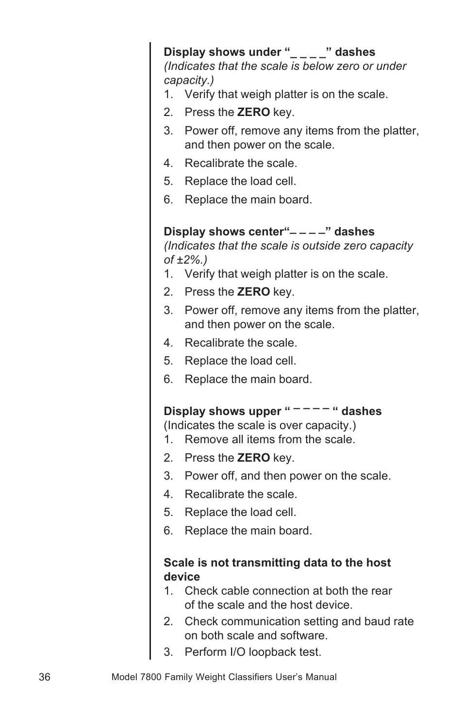 Salter Brecknell 7840 User Manual | Page 36 / 40
