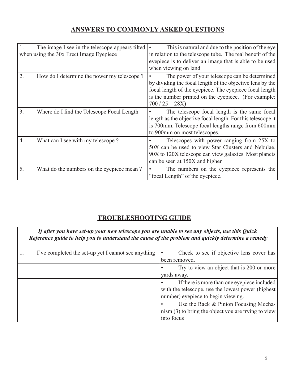 Bushnell 3" REFLECTOR User Manual | Page 6 / 8