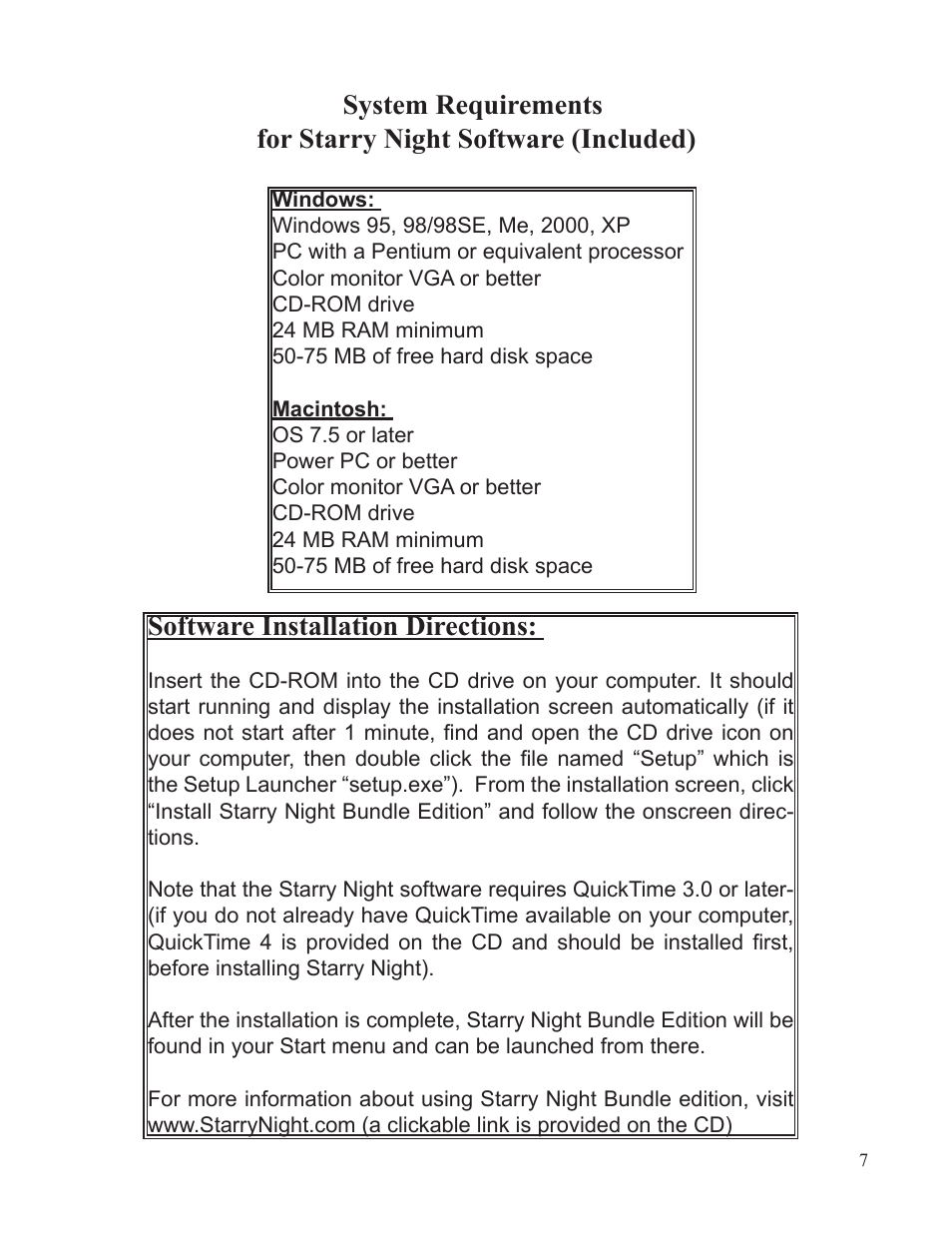 Bushnell 3" REFLECTOR User Manual | Page 7 / 8