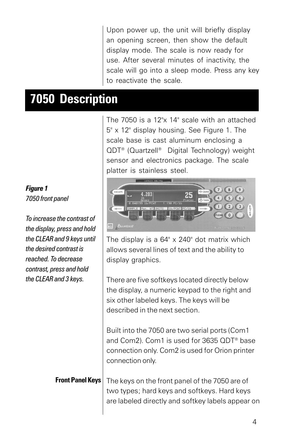 7050 description | Salter Brecknell 7050 User Manual | Page 7 / 18