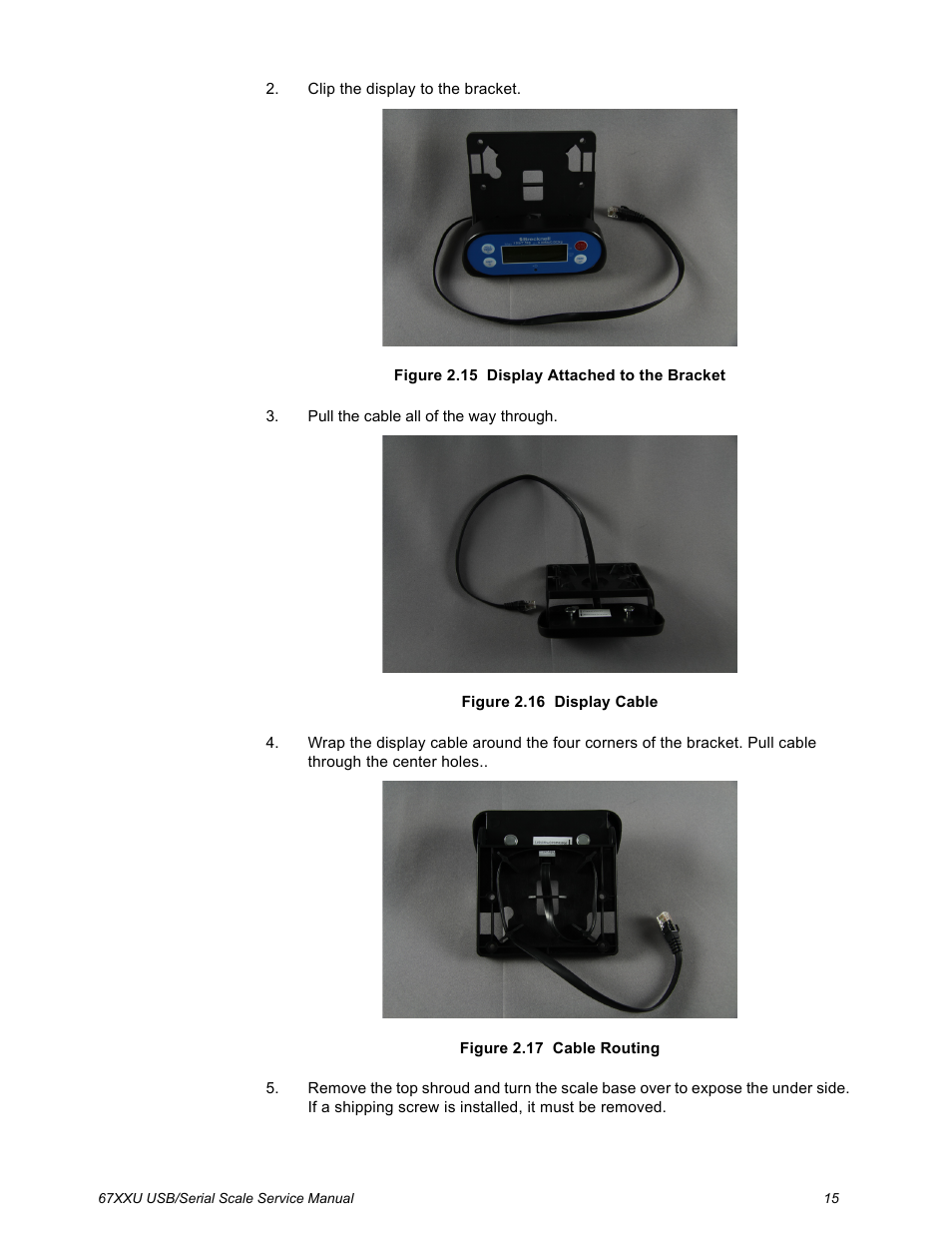 Salter Brecknell 6700U Series (USB) User Manual | Page 15 / 85