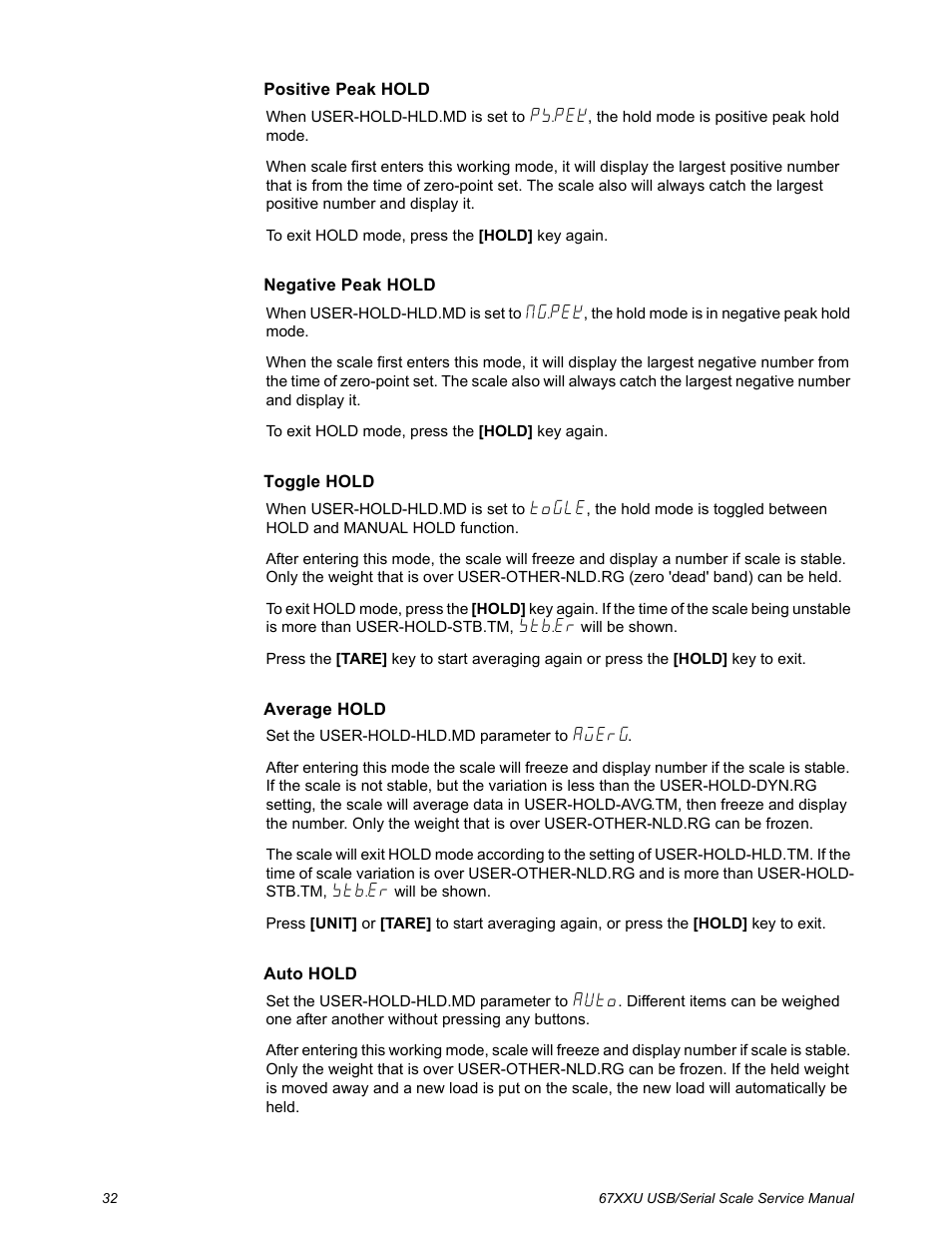 Salter Brecknell 6700U Series (USB) User Manual | Page 32 / 85