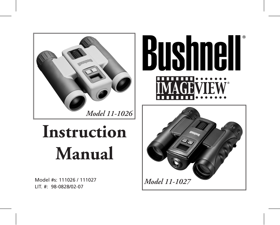 Bushnell 11-1027 User Manual | 102 pages