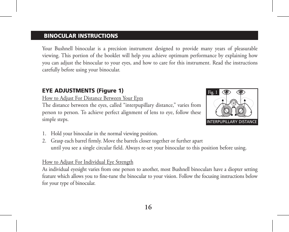 Bushnell 11-1027 User Manual | Page 16 / 102