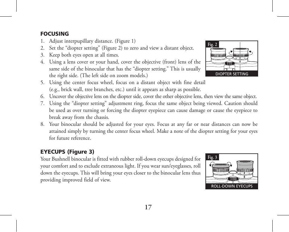 Bushnell 11-1027 User Manual | Page 17 / 102