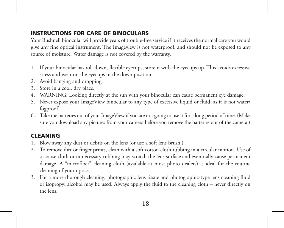 Bushnell 11-1027 User Manual | Page 18 / 102