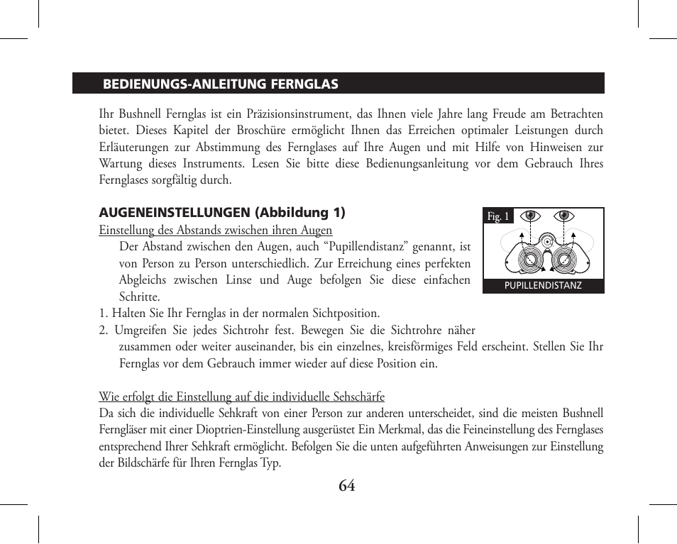 Bushnell 11-1027 User Manual | Page 64 / 102