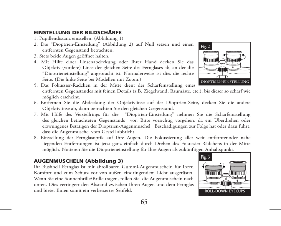 Bushnell 11-1027 User Manual | Page 65 / 102