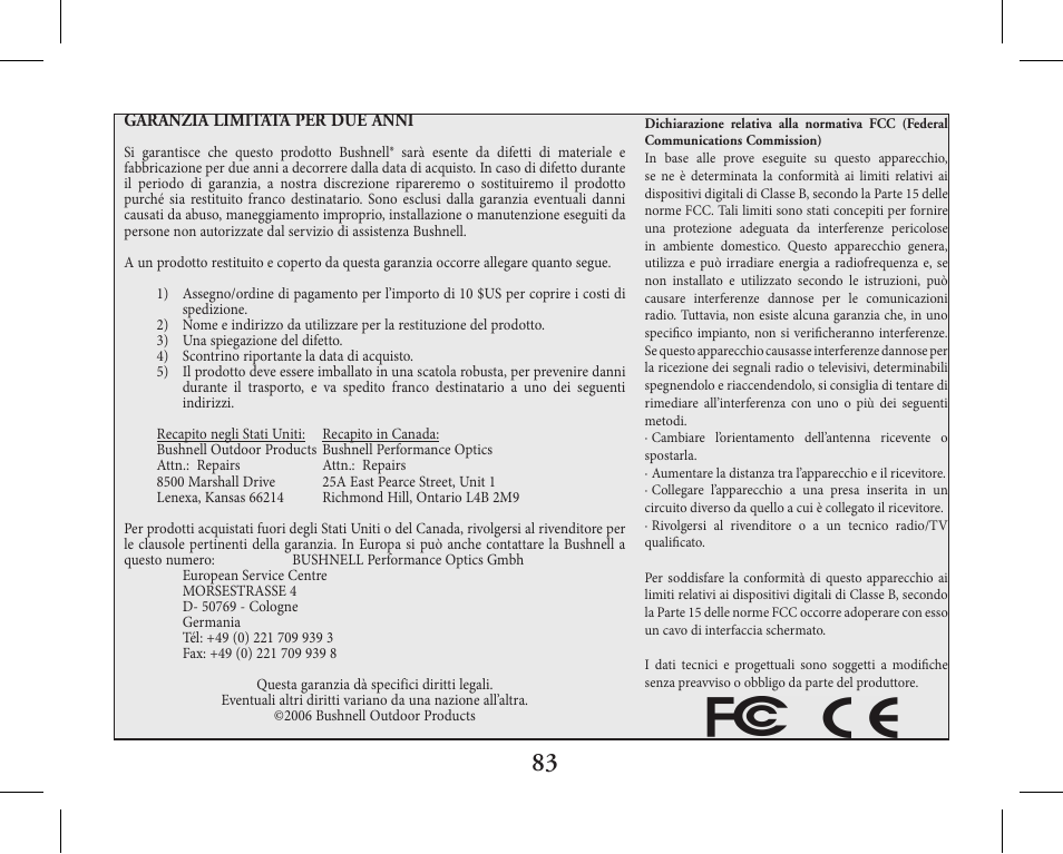Bushnell 11-1027 User Manual | Page 83 / 102