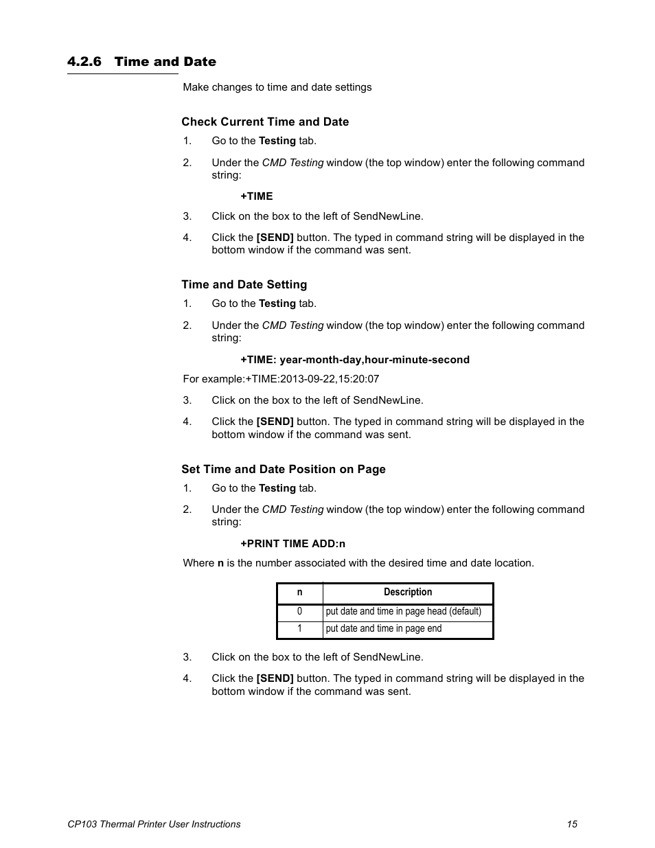 6 time and date, Time and date | Salter Brecknell CP103 User Manual | Page 17 / 27