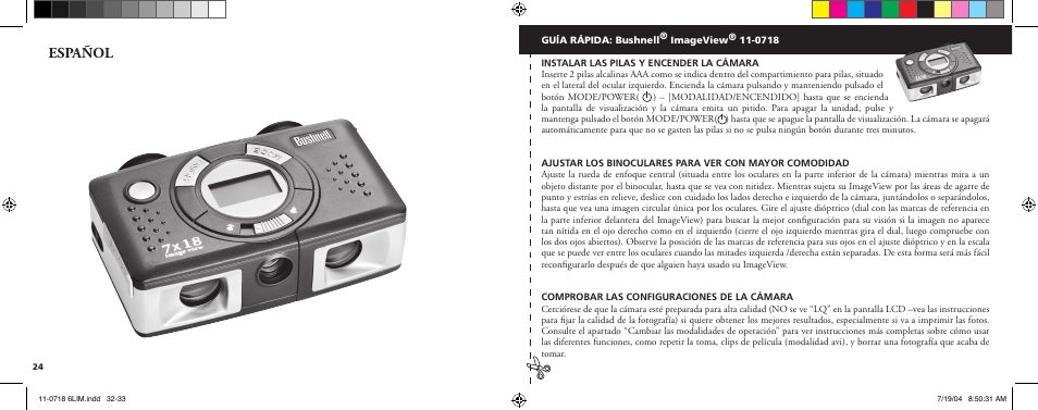 Español | Bushnell 11-0718 User Manual | Page 17 / 43