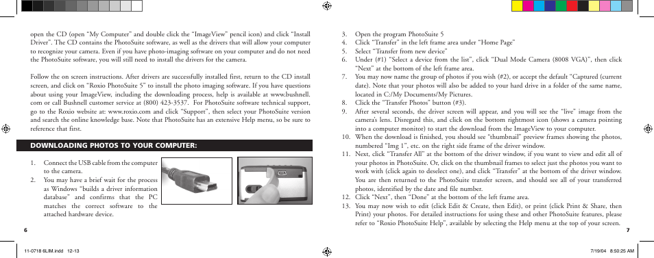 Bushnell 11-0718 User Manual | Page 7 / 43