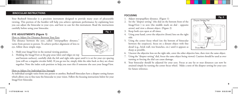 Bushnell 11-0718 User Manual | Page 8 / 43