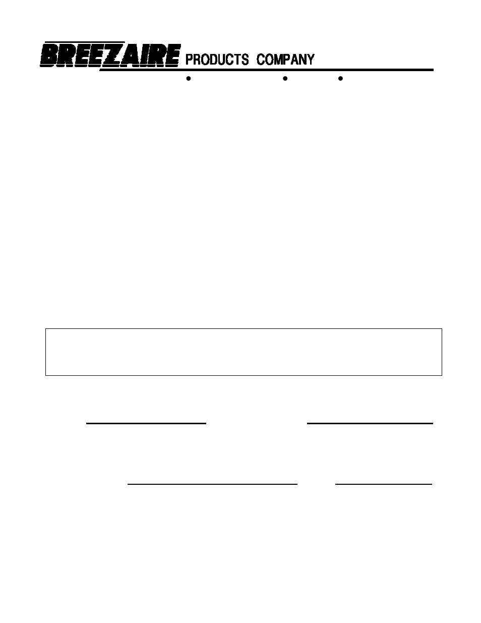 BREEZAIRE WKE3000 User Manual | 7 pages