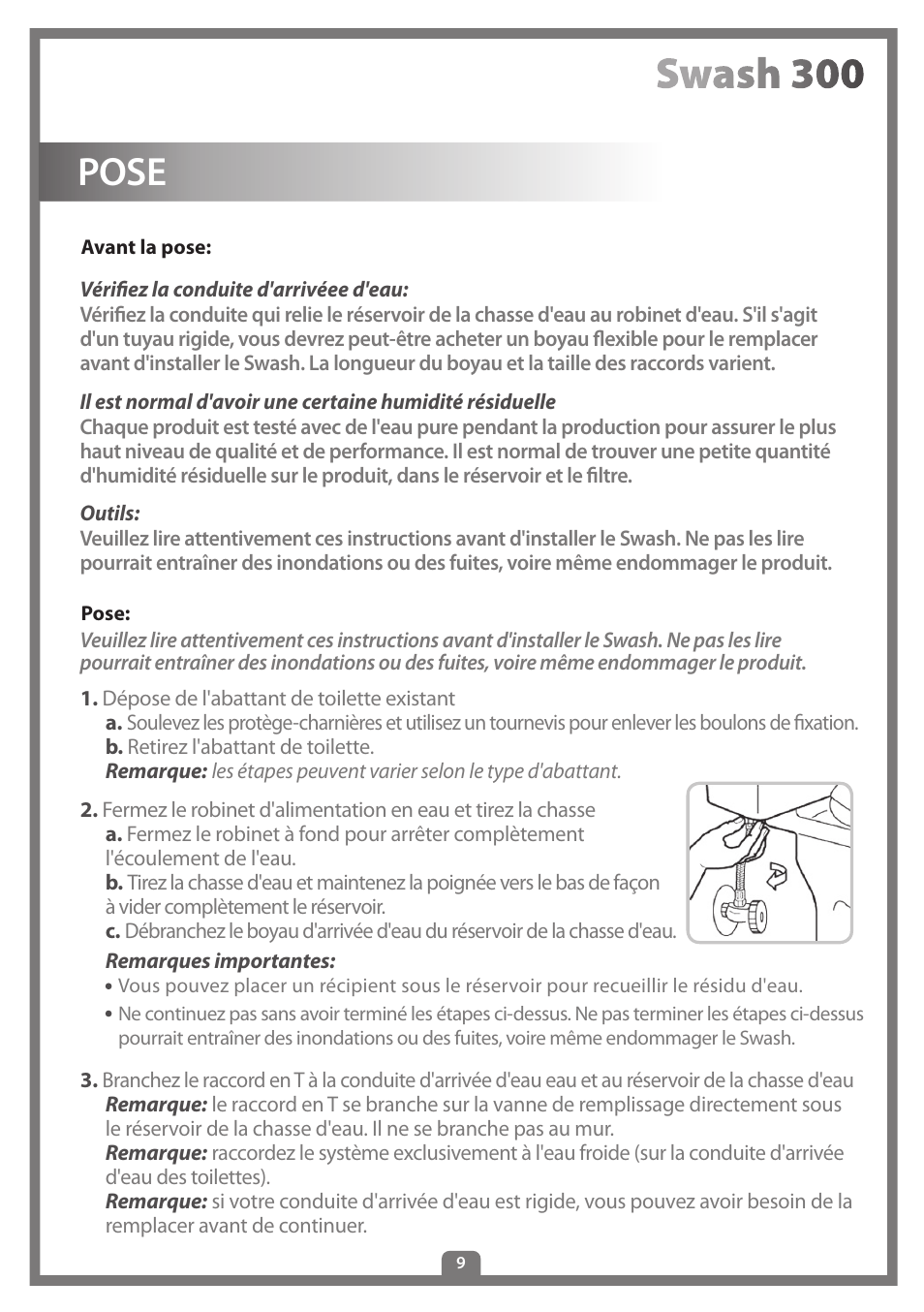 Pose | Brondell Swash 300 User Manual | Page 37 / 80