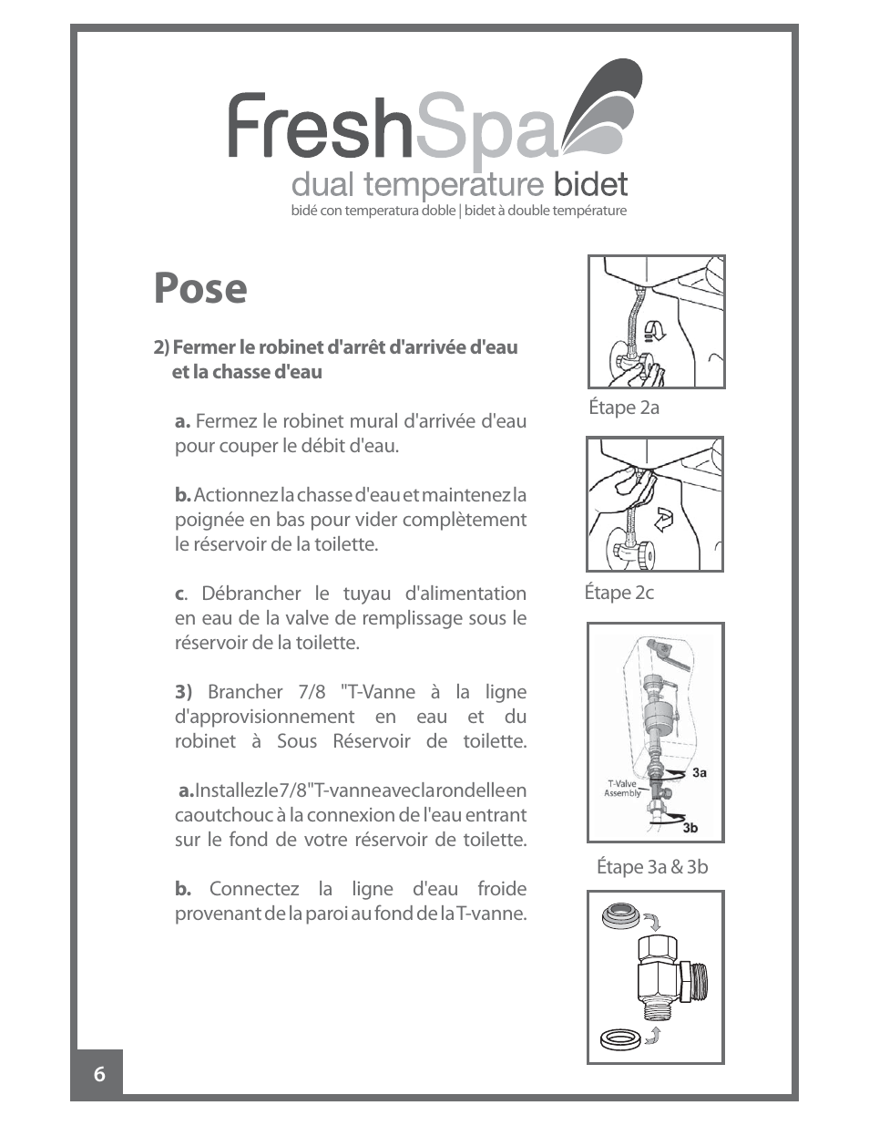 Pose | Brondell FreshSpa Dual Temperature Bidet User Manual | Page 40 / 52