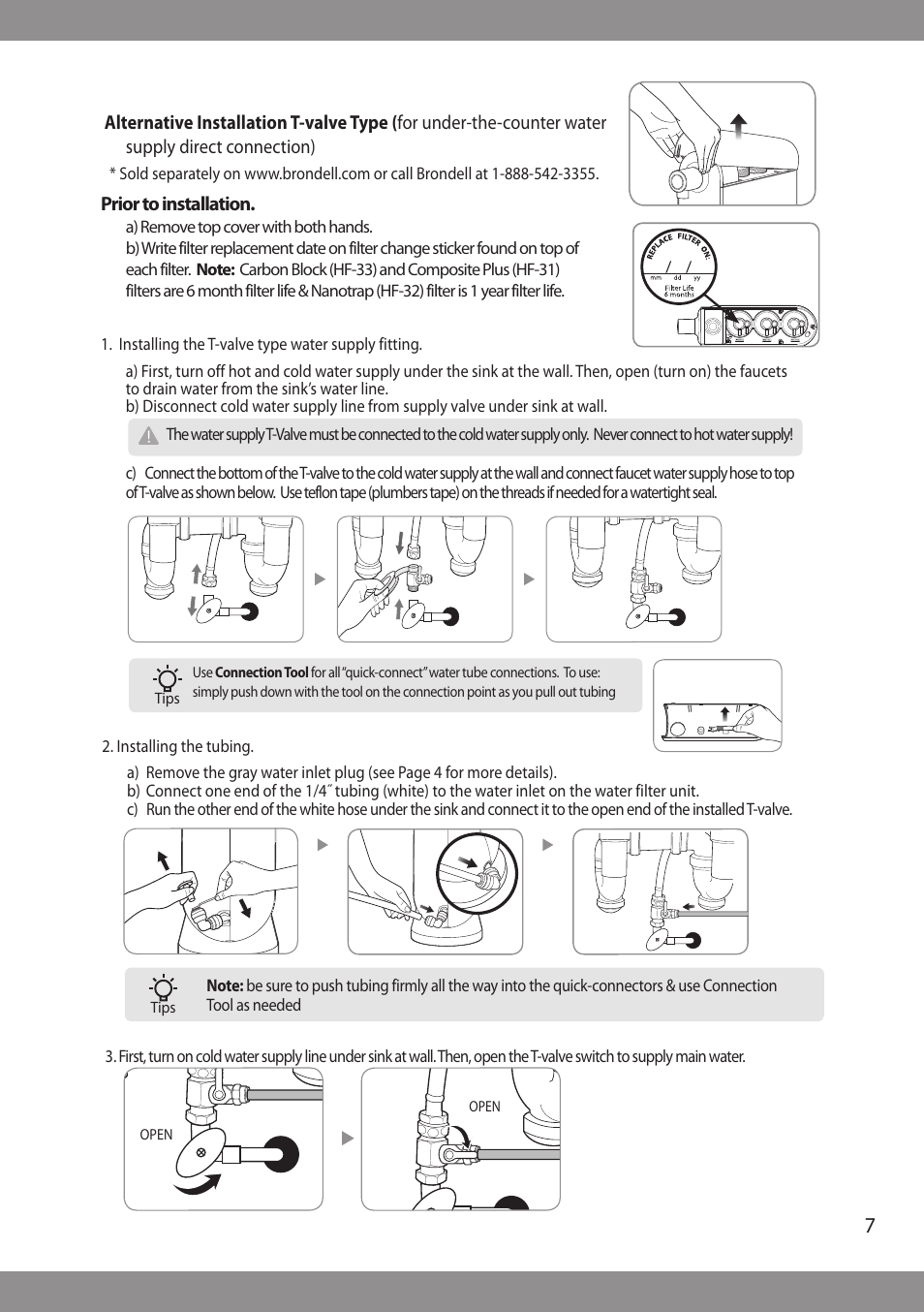 Brondell H2O+ Cypress H630 Water Filtration System User Manual | Page 9 / 60