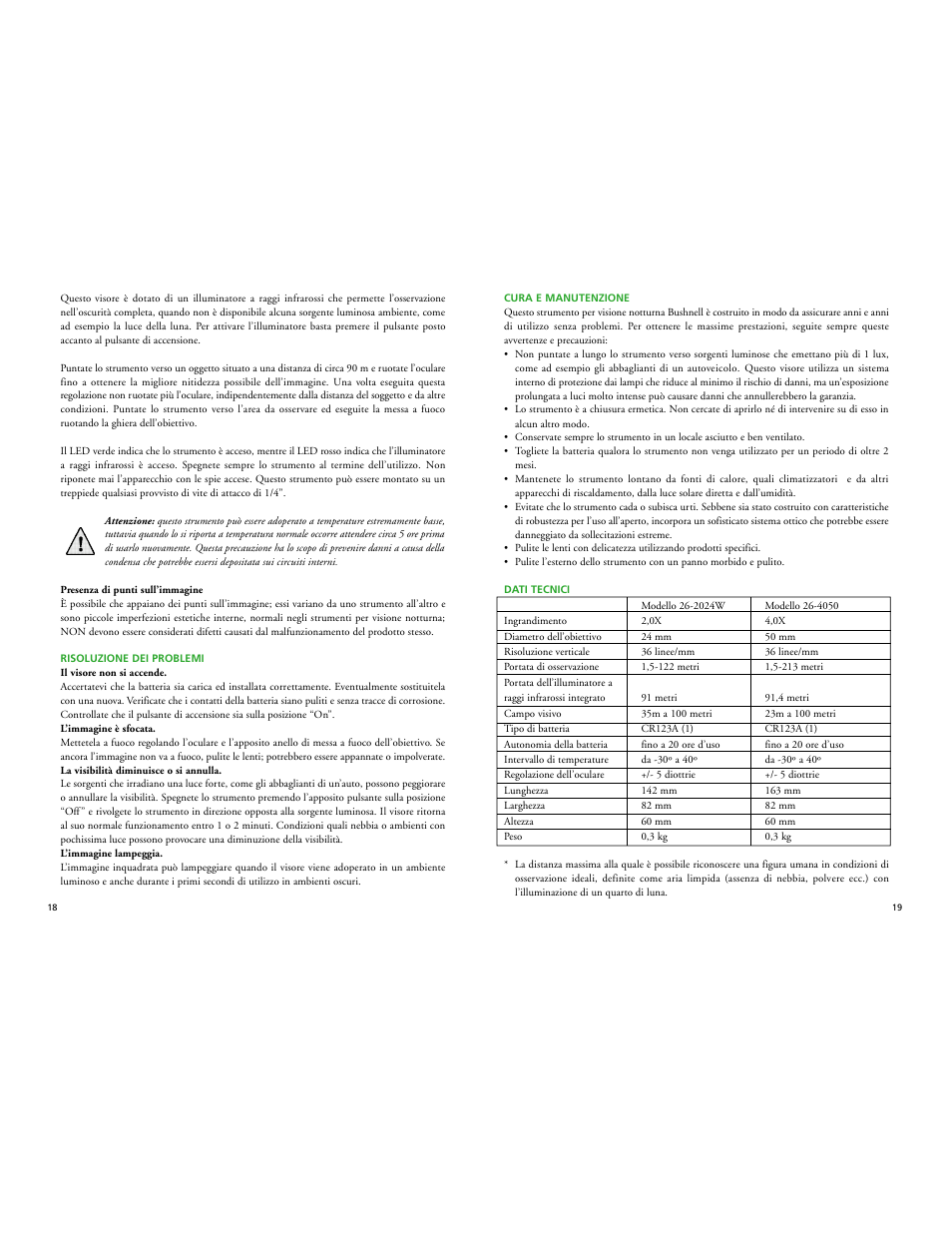 Bushnell PROWLER 26-2024W User Manual | Page 11 / 15