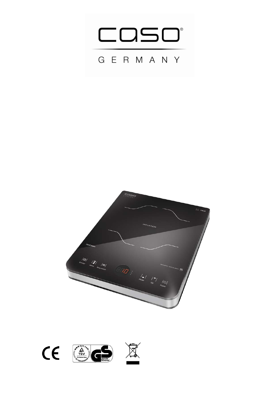 CASO Germany SlimLine 2000 User Manual | 172 pages