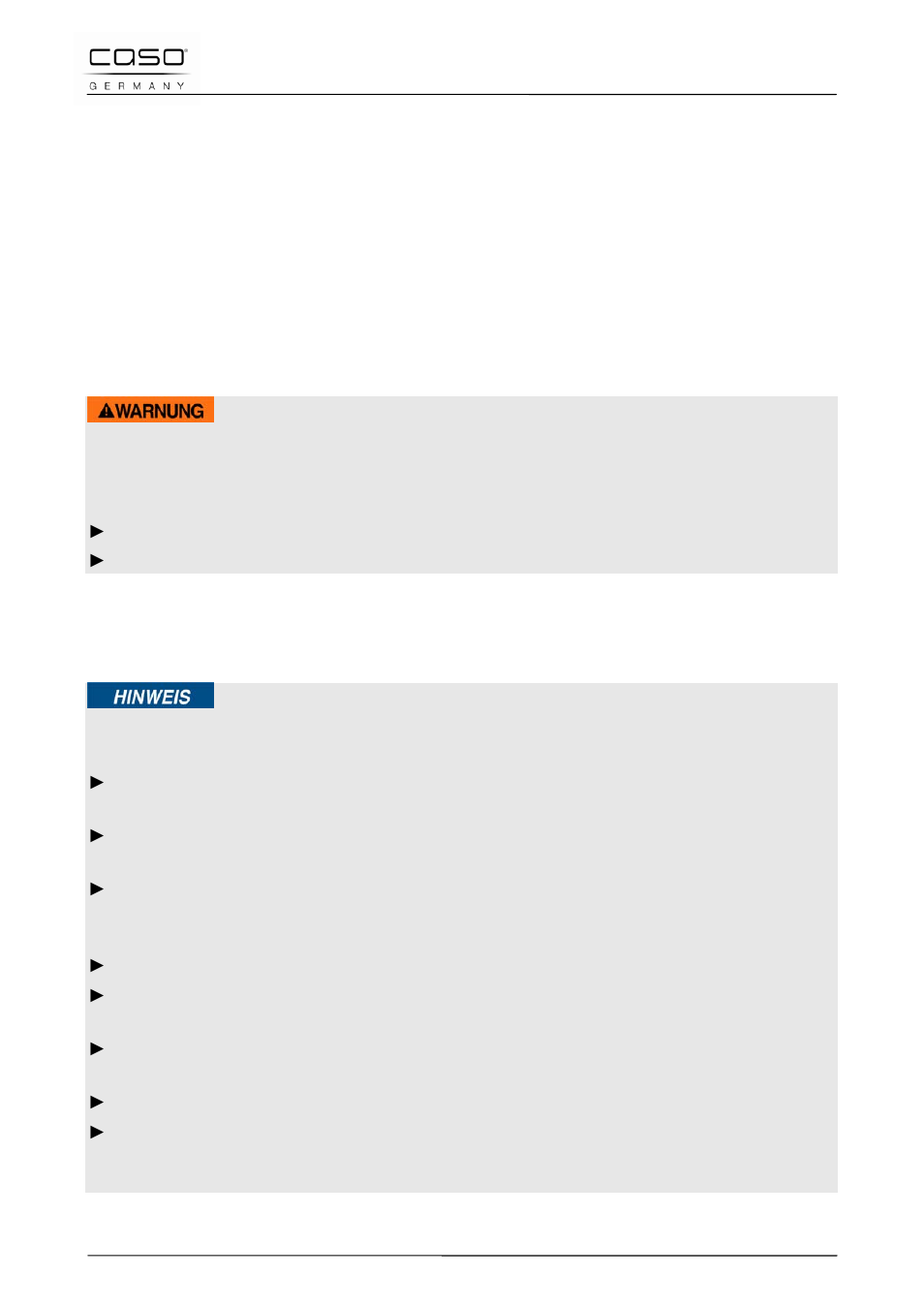 2 sicherheit, 1 bestimmungsgemäße verwendung, 2 allgemeine sicherheitshinweise | CASO Germany Chef 2000 (2095) User Manual | Page 14 / 113