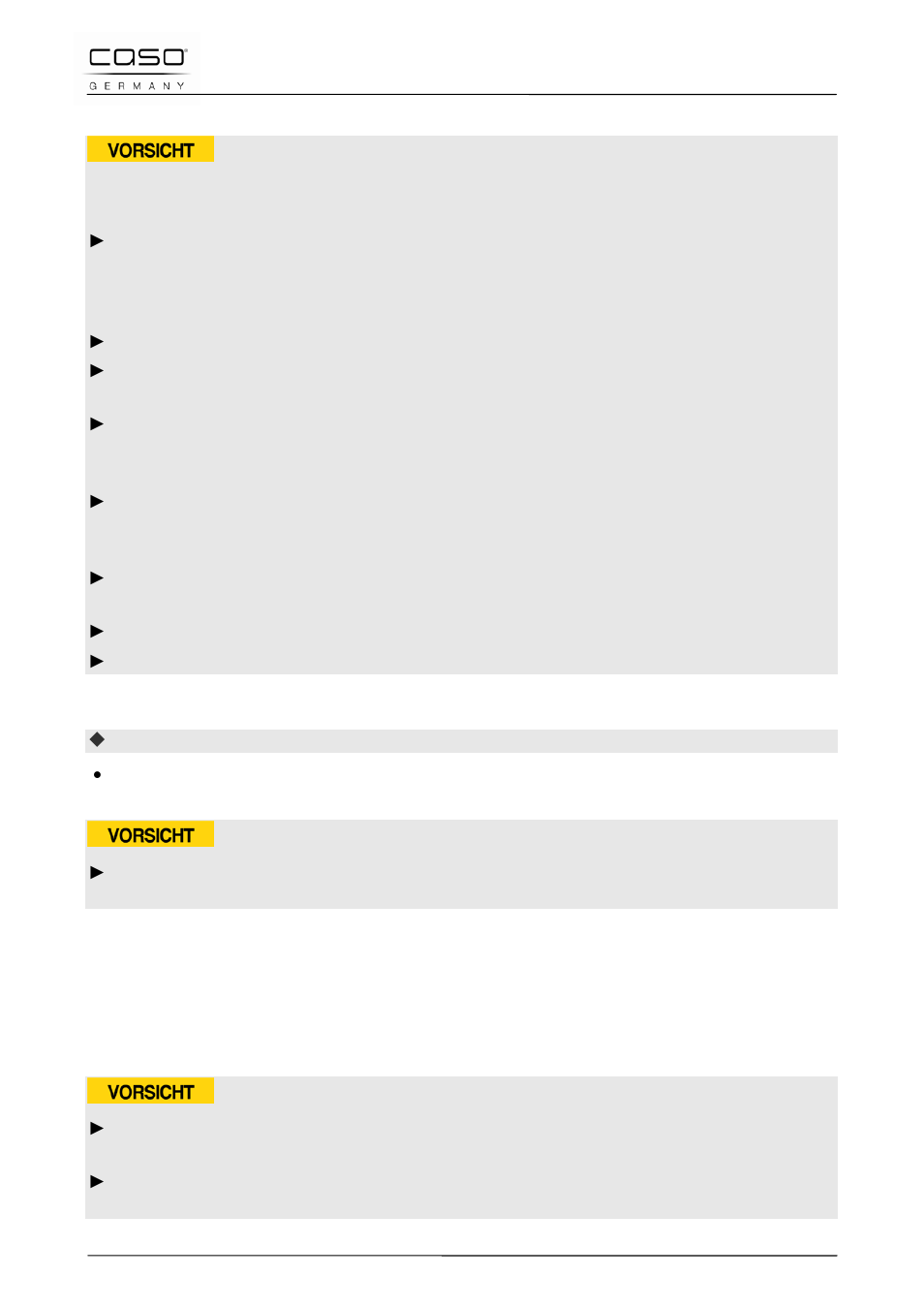 1 safety information, 2 cleaning, 14 troubleshooting | 1 safety notices, Attention | CASO Germany Chef 2000 (2095) User Manual | Page 43 / 113